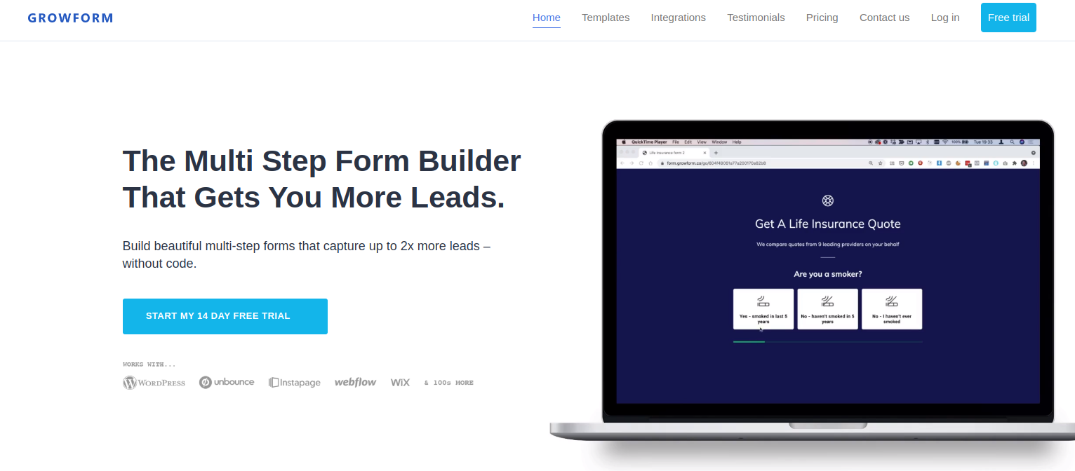 Growform Multi Step Form Builder